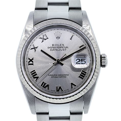 rolex datejust roman numerals|rolex watch with roman numerals.